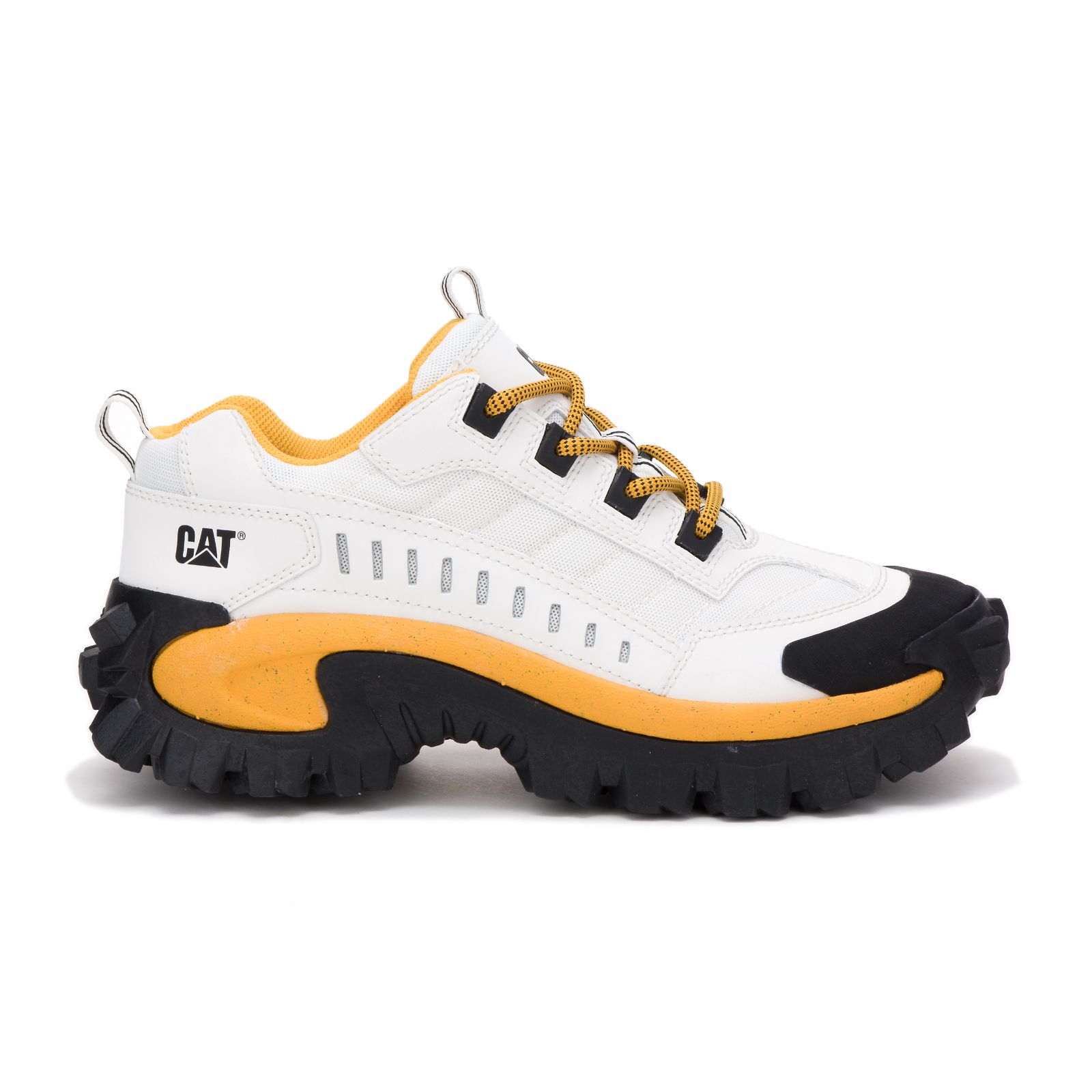 Caterpillar Intruder Casual Schoenen Dames Wit Geel | NL-3672